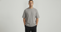 BOXY FIT T-SHIRT - Grey