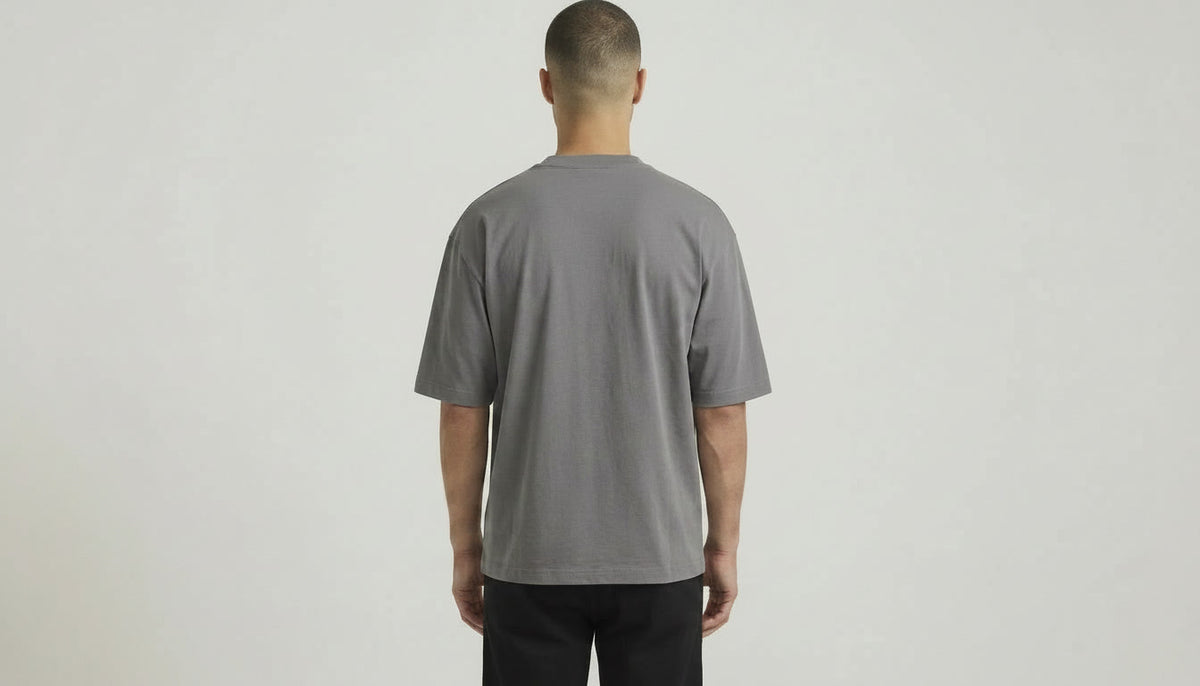 BOXY FIT T-SHIRT - Grey