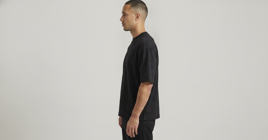 BOXY FIT T-SHIRT - Black