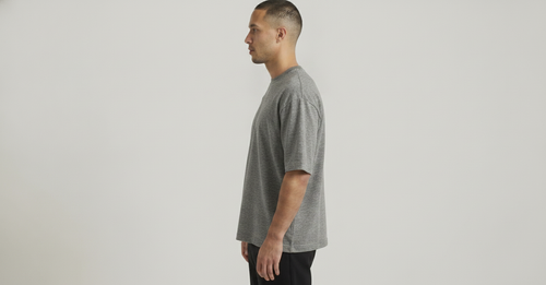 BOXY FIT T-SHIRT - Grey